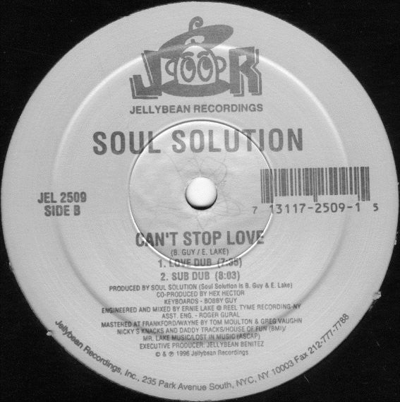 Can't Stop Love Soul Solution