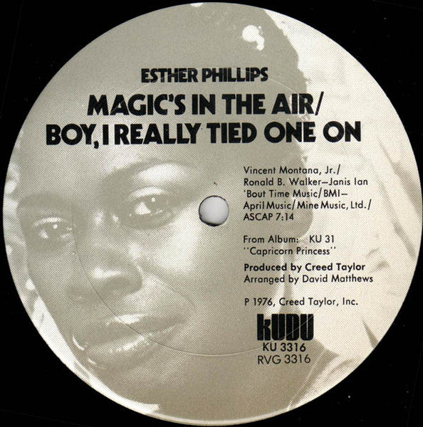 Magic's In The Air / Boy, I Really Tied One On / You Keep Me Hanging On Esther Phillips,Dave Matthews (3)