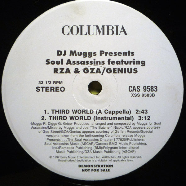 Third World DJ Muggs,The Soul Assassins,RZA,GZA,The Genius