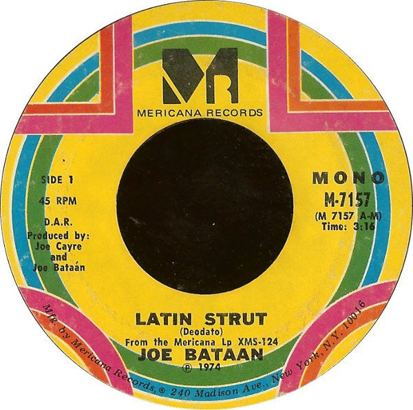 Joe Bataan - Latin Strut / Peace, Friendship And Solidarity