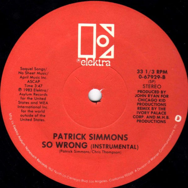 So Wrong Patrick Simmons