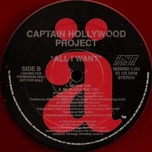 All I Want Captain Hollywood Project
