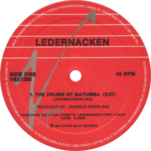 The Drums Of Matumba / Real Treat Ledernacken