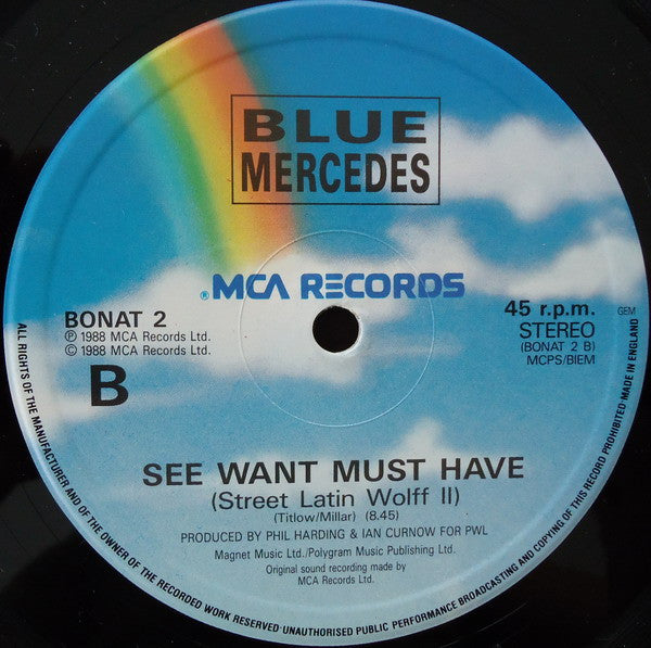 See Want Must Have Blue Mercedes