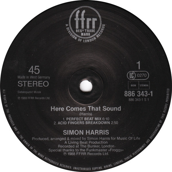 Here Comes That Sound Simon Harris
