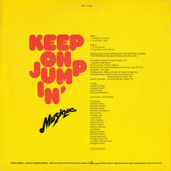 Keep On Jumpin' 2 Musique