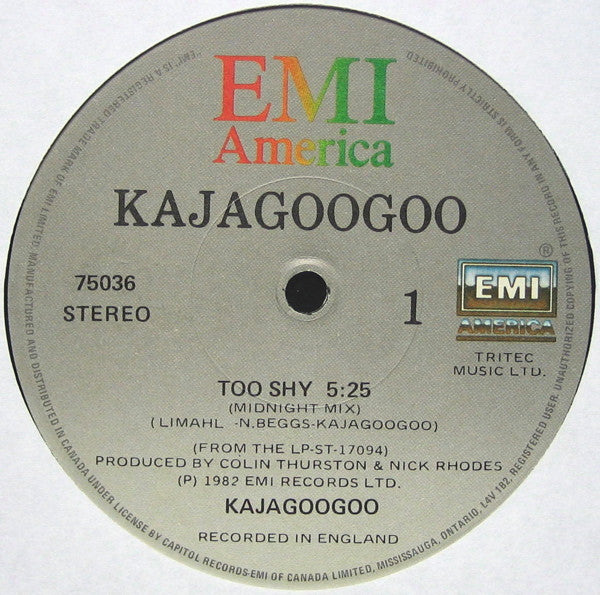Too Shy (Midnight Mix) Kajagoogoo