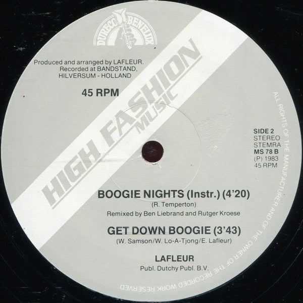 Boogie Nights (Special Remix) Lafleur