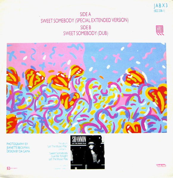 Sweet Somebody (Special Extended Version) Shannon