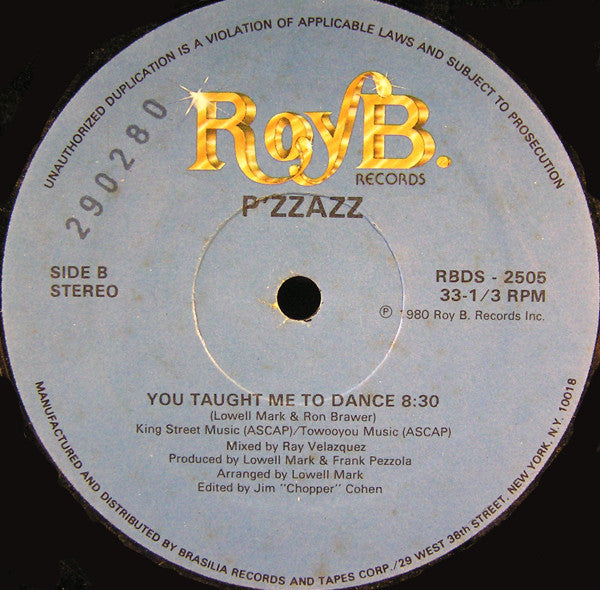I Heard It Through The Grapevine / You Taught Me To Dance P'zzazz