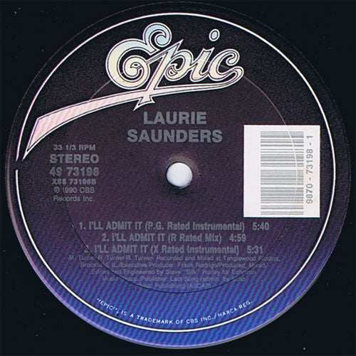 I'll Admit It Laurie Saunders