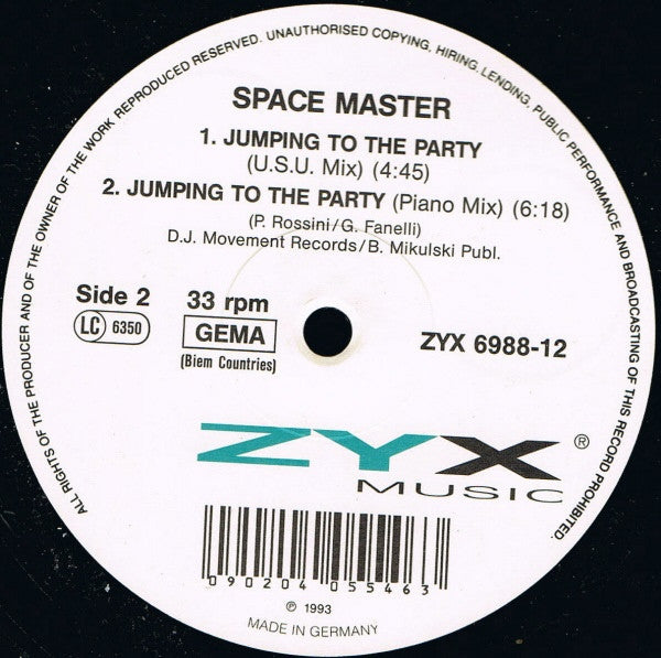 Jumping To The Party Space Master