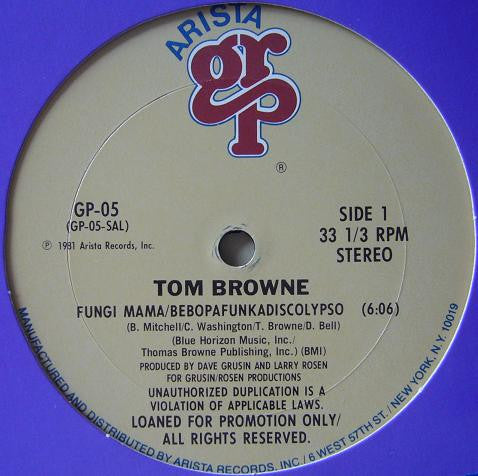 Fungi Mama/Bebopafunkadiscolypso Tom Browne