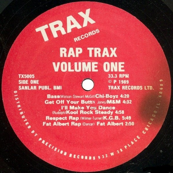 Rap Trax - Volume One Various