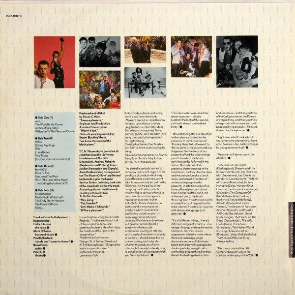 Welcome To The Pleasuredome Frankie Goes To Hollywood