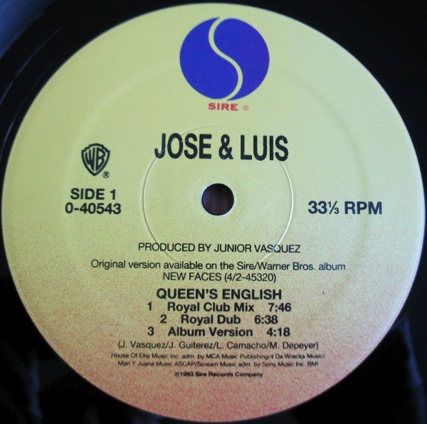 Queen's English Jose & Luis