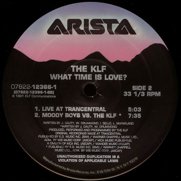 What Time Is Love? The KLF