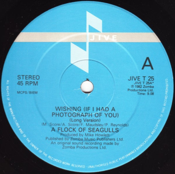 Wishing (If I Had A Photograph Of You) A Flock Of Seagulls
