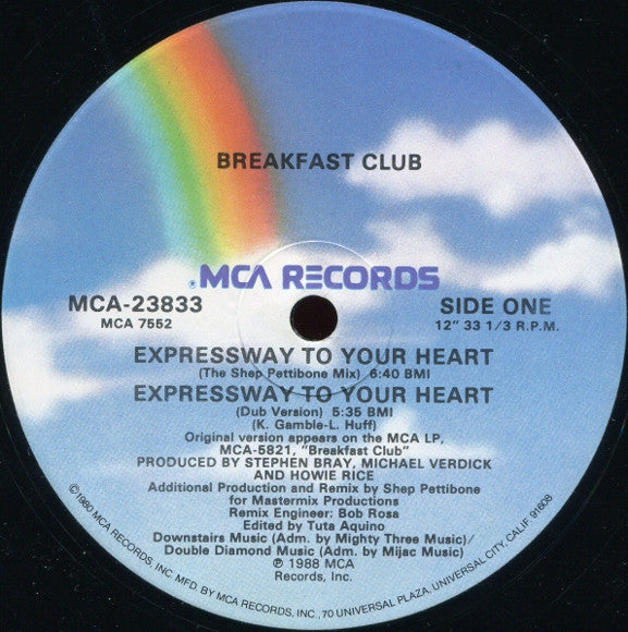 Expressway To Your Heart Breakfast Club