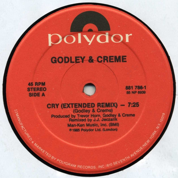 Cry (Extended Remix) Godley & Creme