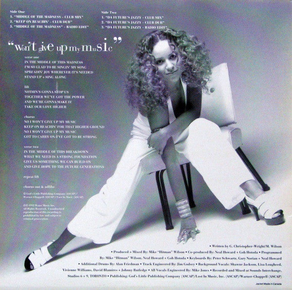 Won't Give Up My Music Lisa Lougheed