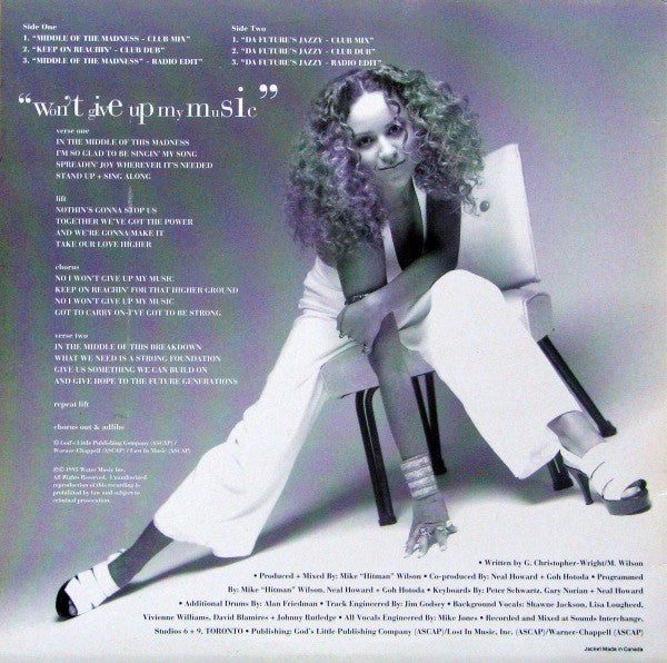 Won't Give Up My Music Lisa Lougheed