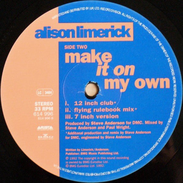 Make It On My Own 2 Alison Limerick