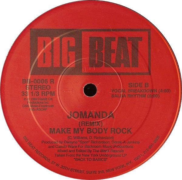 Make My Body Rock (Remix) Jomanda