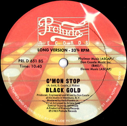 C'mon Stop Black Gold