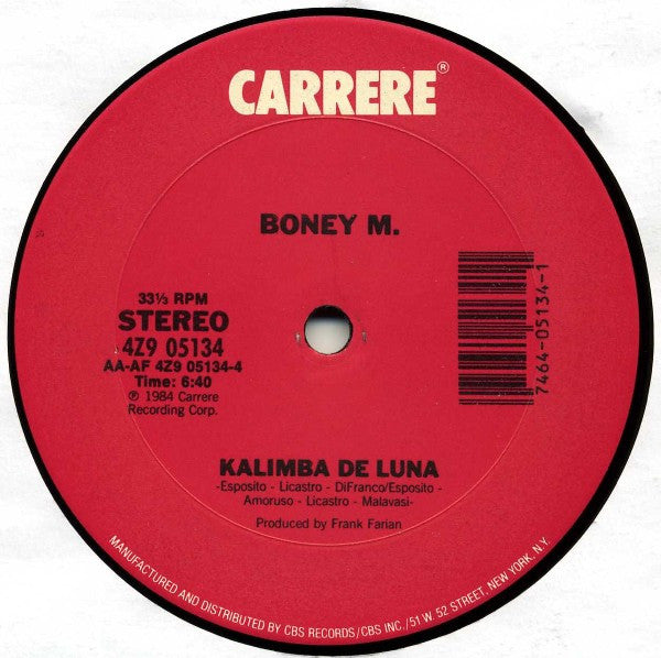 Kalimba De Luna (Club Mix) Boney M.