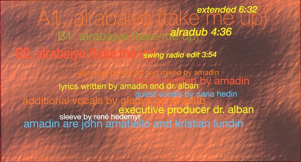 Alrabaiye (Take Me Up) Amadin,Swing