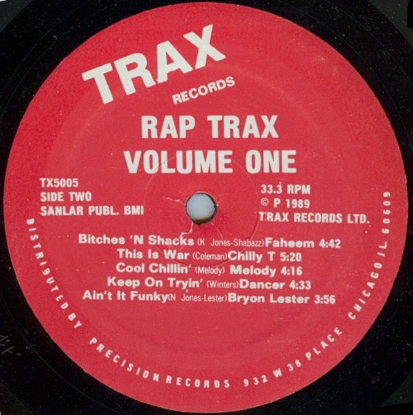 Rap Trax - Volume One Various