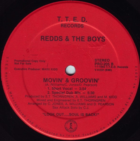 Movin' & Groovin' 2 Redds And The Boys