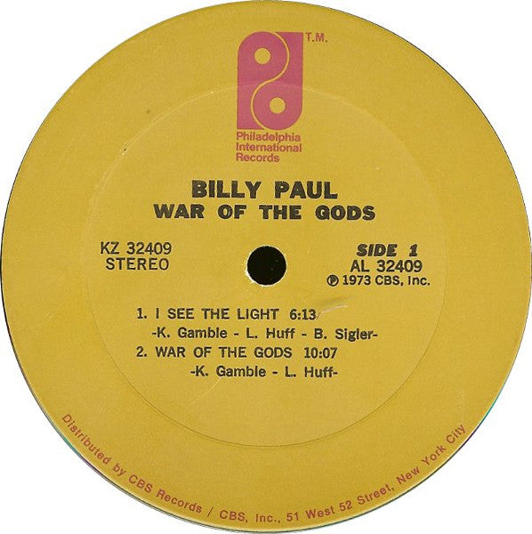 War Of The Gods Billy Paul