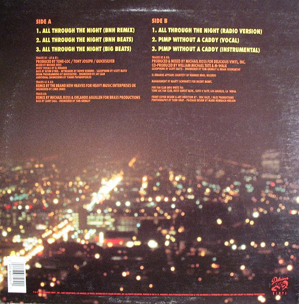 All Through The Night Tone Loc