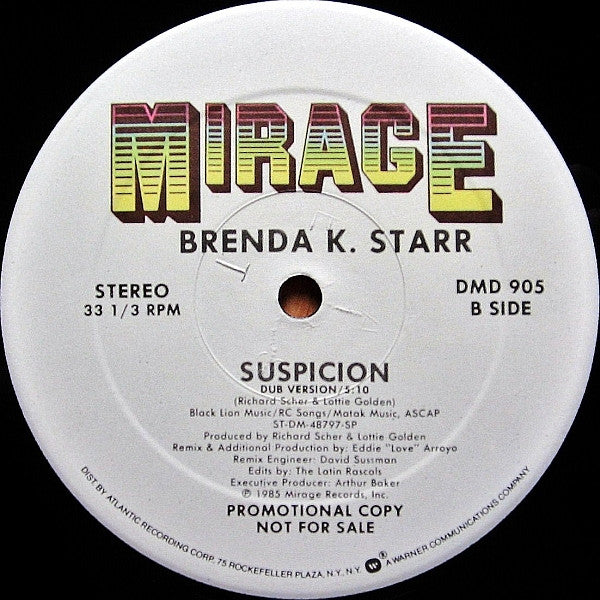 Suspicion Brenda K. Starr