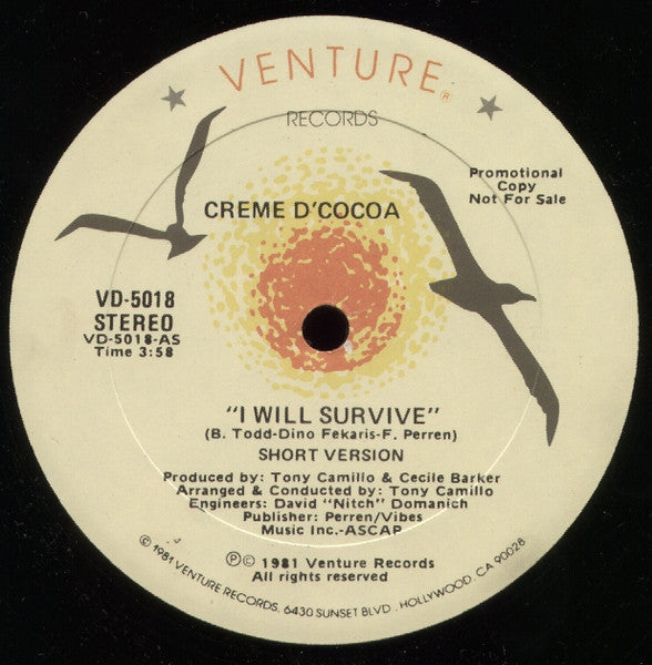 I Will Survive Creme D'Cocoa