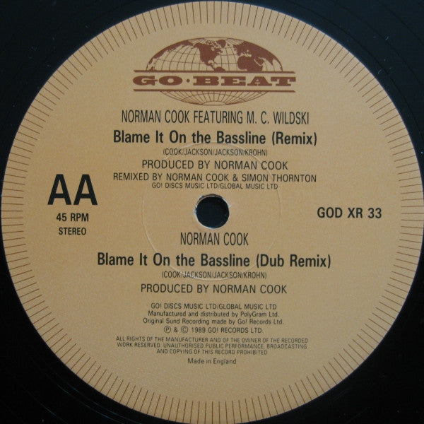 Blame It On The Bassline (Remix) Norman Cook
