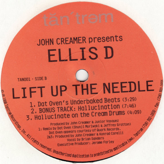 Lift Up The Needle John Creamer,Ellis-D