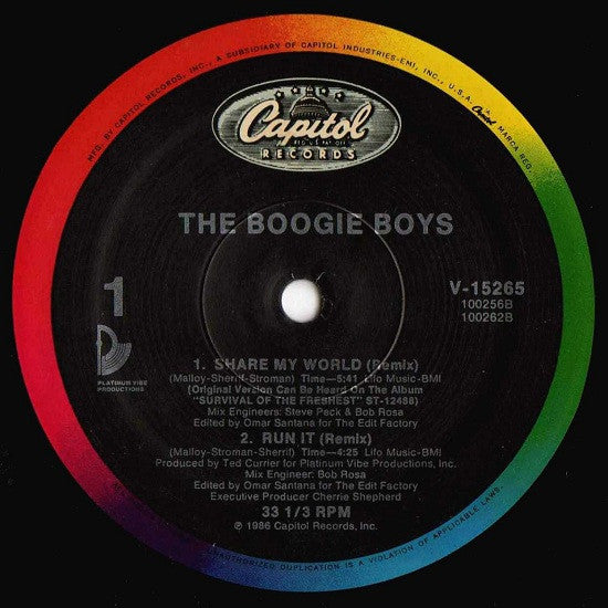 Share My World / Run It Boogie Boys
