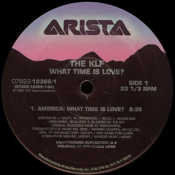 What Time Is Love? The KLF