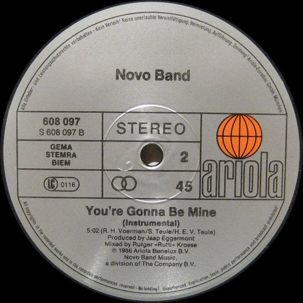 You're Gonna Be Mine Novo Band