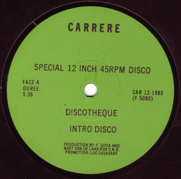 Intro Disco Discothèque