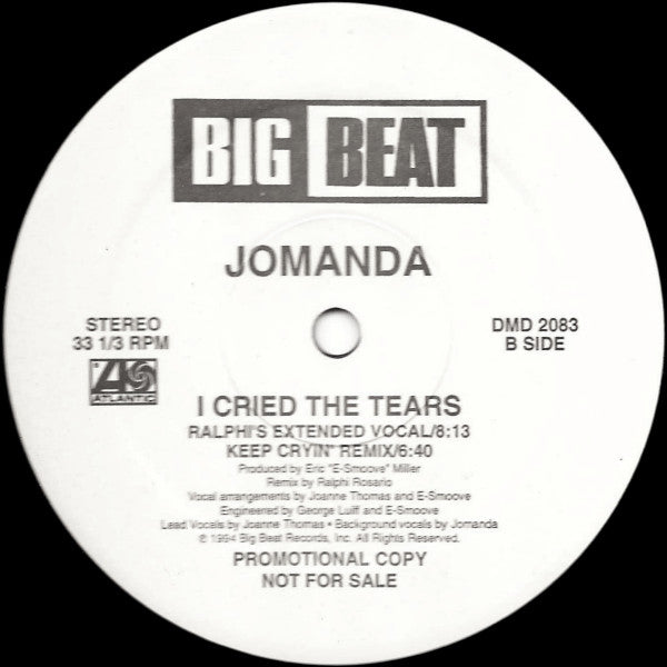 I Cried The Tears Jomanda