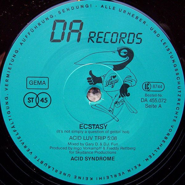 Ecstasy (It's Not Simply A Question Of Gettin' Hot) Acid Syndrome