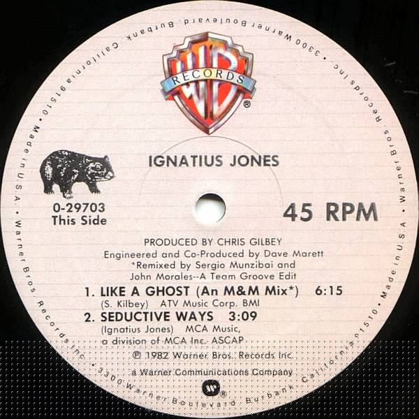 Like A Ghost Ignatius Jones