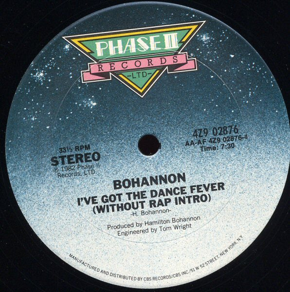 I've Got The Dance Fever Hamilton Bohannon