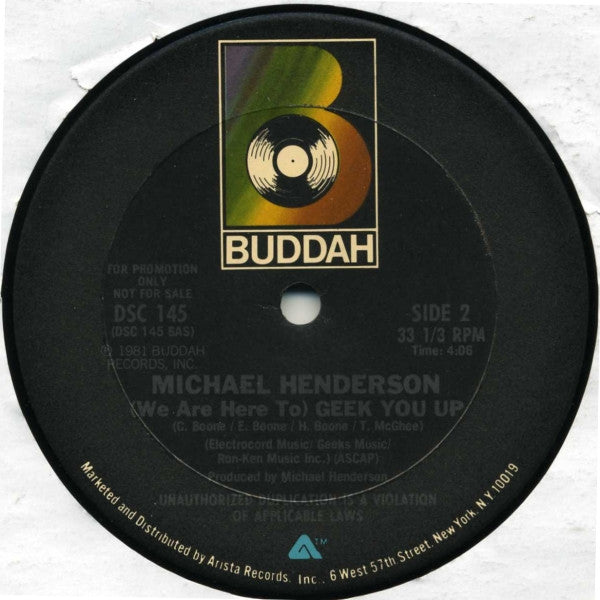 (We Are Here To) Geek You Up Michael Henderson
