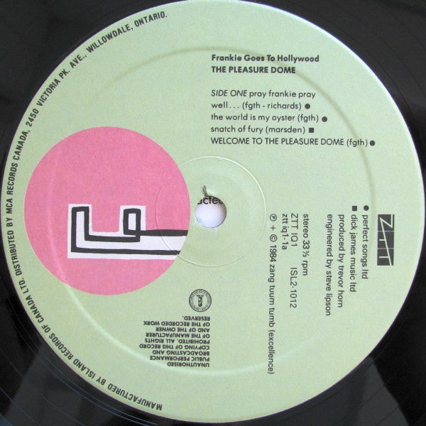 Welcome To The Pleasuredome Frankie Goes To Hollywood
