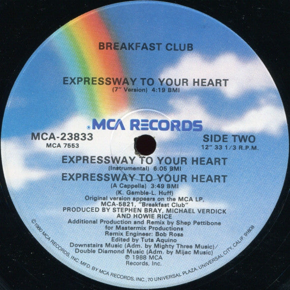 Expressway To Your Heart Breakfast Club